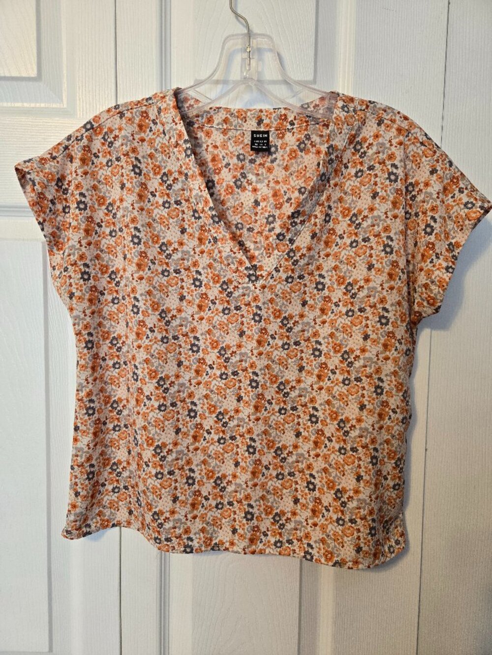 SHEIN Floral Top, Size 2 (XS).